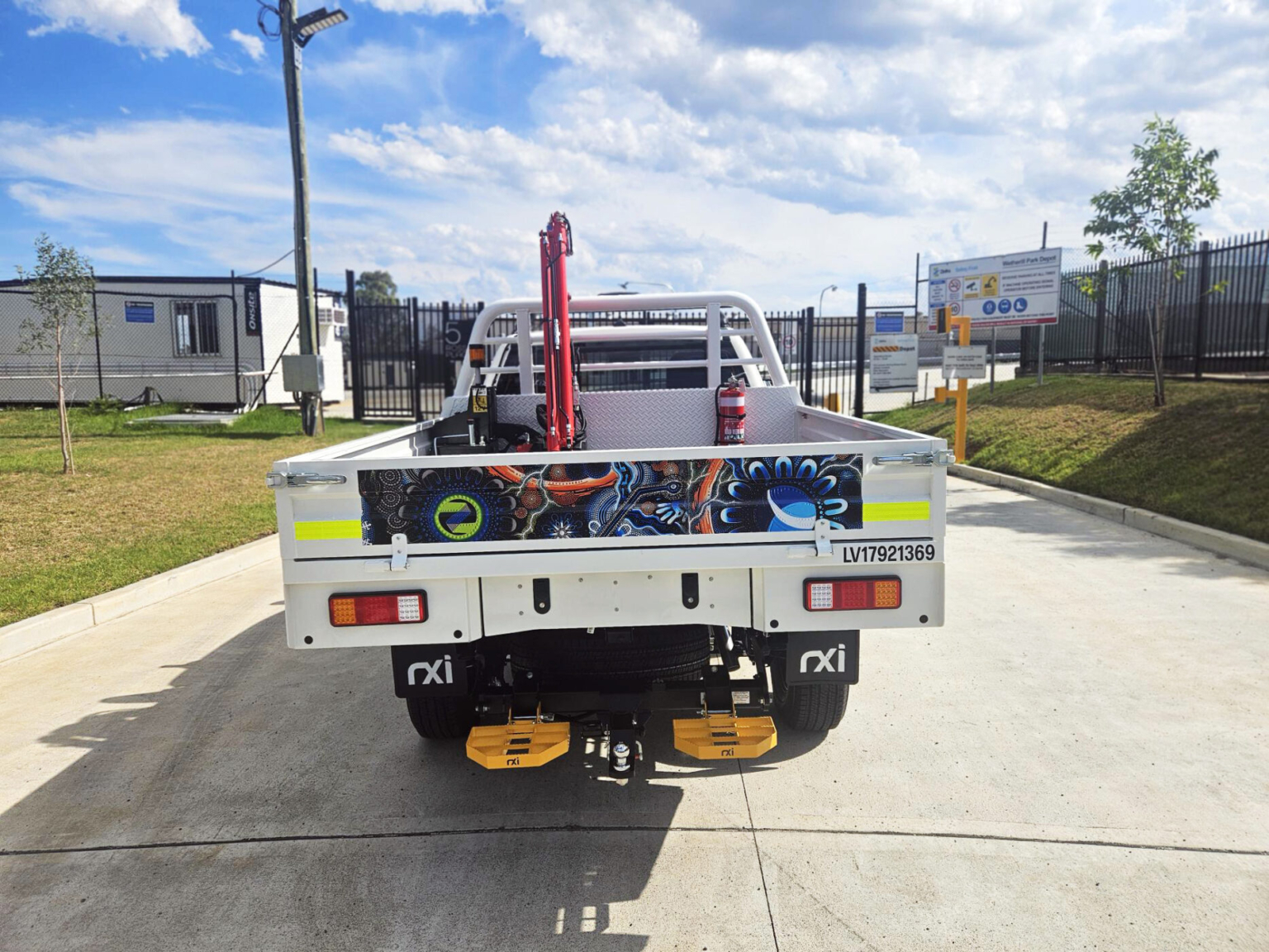 Crane Mounted Tray with Underbody Drawer | RXI Group